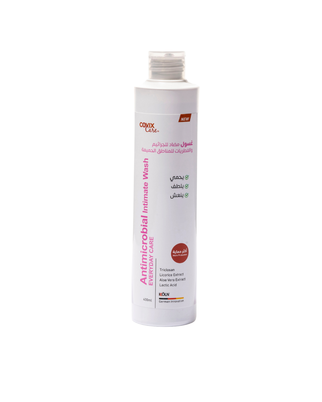 Cofex Care Antibacterial and Antifungal Wash for Intimate Areas - 400 ml