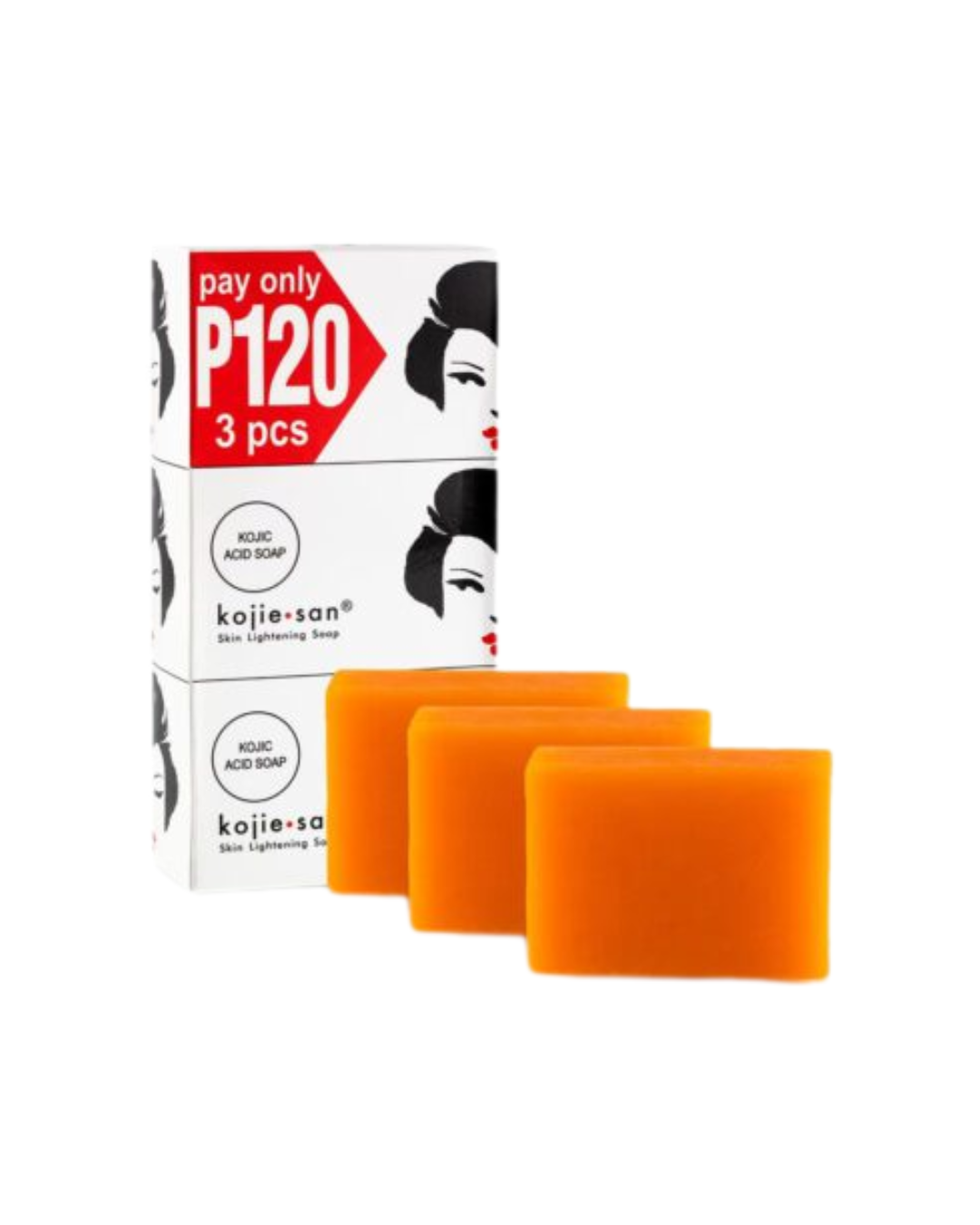 صابونة كوجي سان لتفتيح البشرة بحمض الكوجيك 3قطع *100 غرام