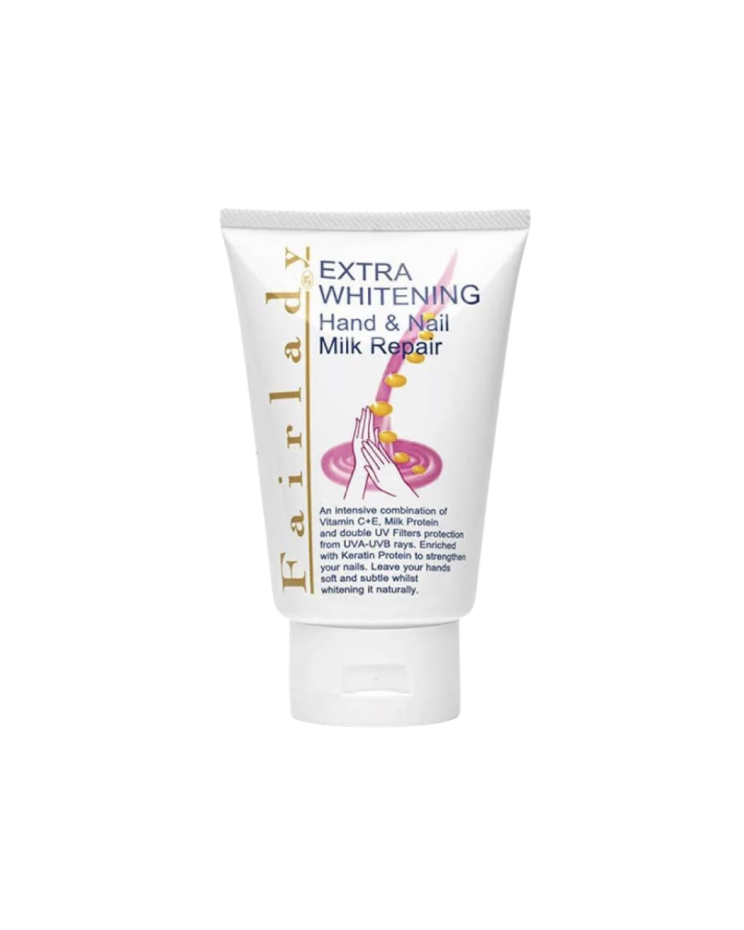 كريم العنايه اليوميه لليدين والاظافر بالحليب 100مل