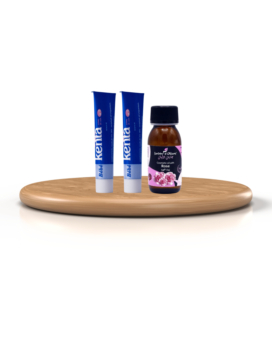 كريم كينتا عدد 2 وزيت الورد 60مل من جاردن اوليان