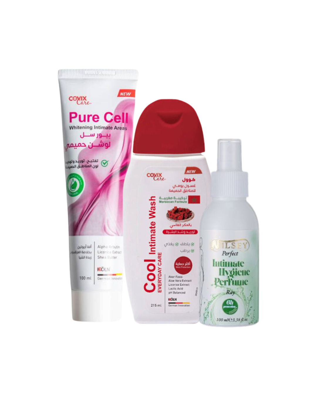 Sensitive area package Lotion & wash & Perfect Ray perfume