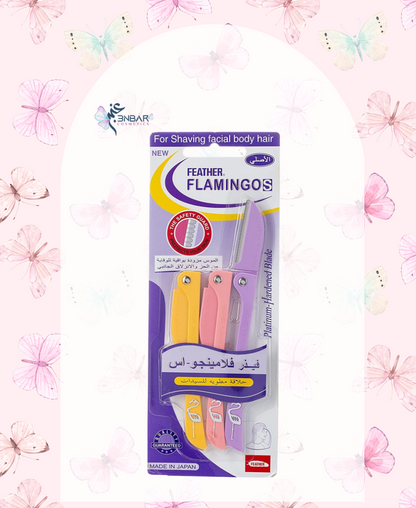 3-Piece Flamingos Ladies Razor