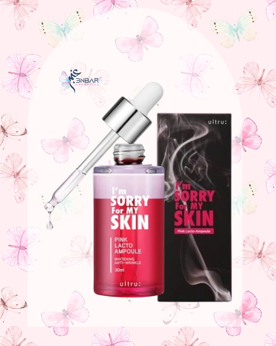 I'm SORRY For MY SKIN Serum Pink Lucknow to Lighten and Moisturize the Skin - 30ML