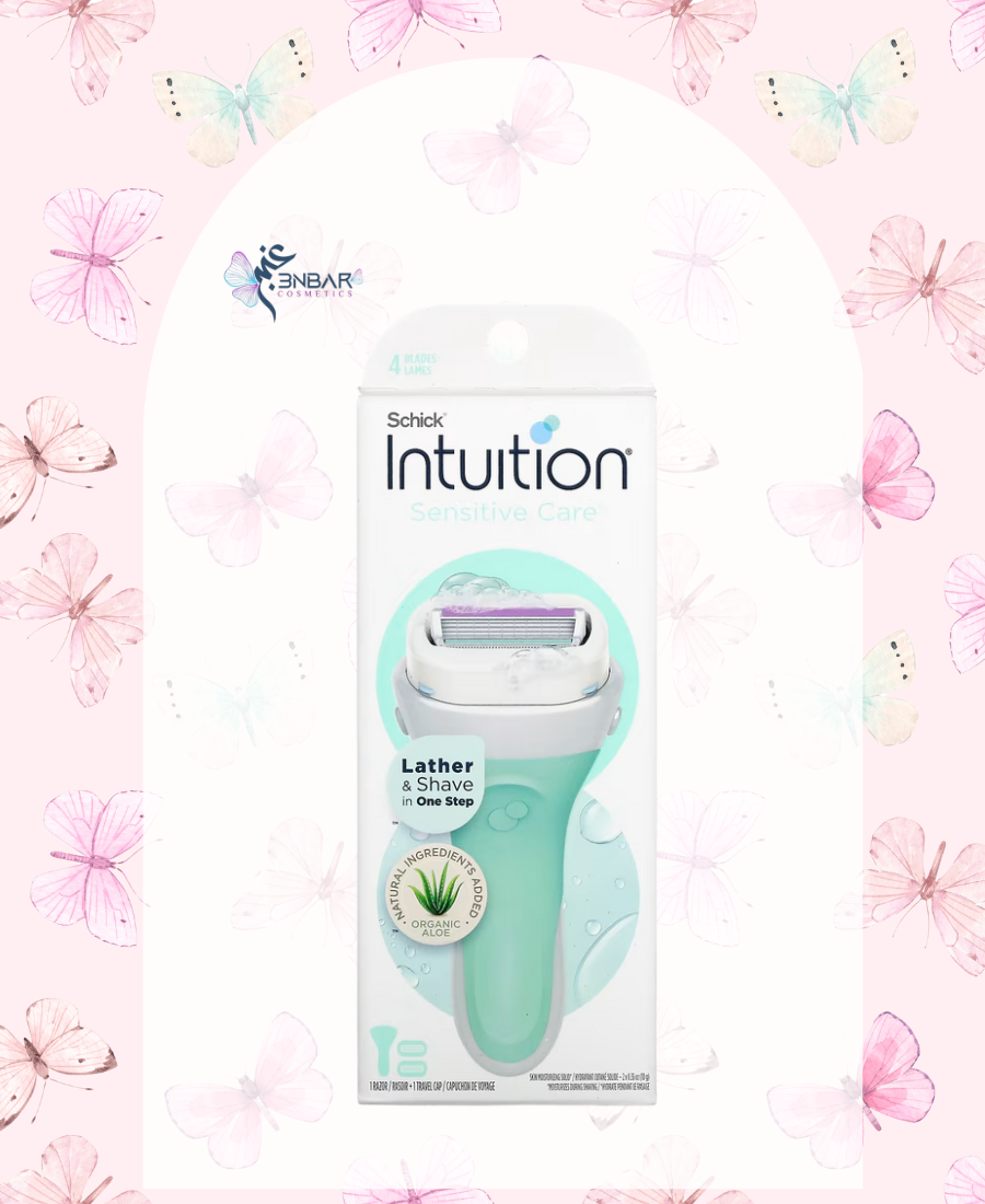 Intuition Sensitive Care Razor With Blade Set Green Olevera -10g