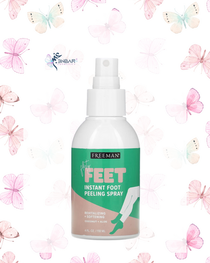 Freeman Flirty Feet Coconut and Aloe Instant Peeling Foot Spray 118 Ml