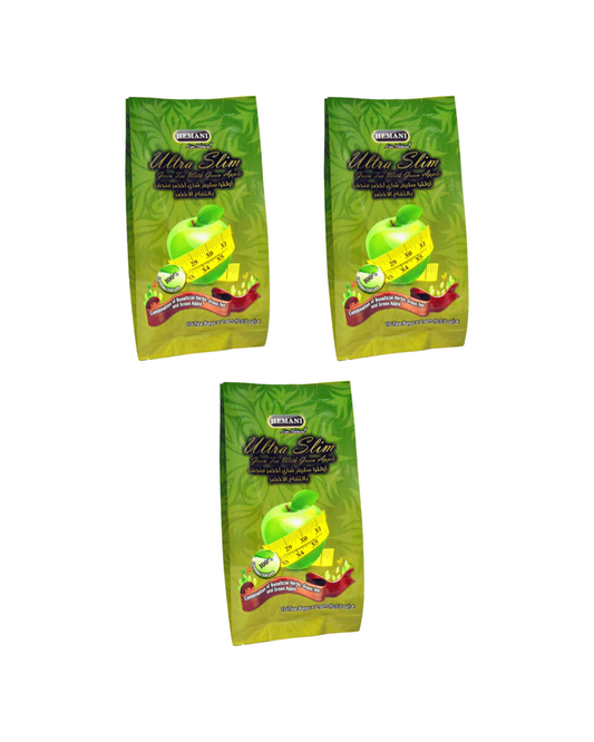 Ultra Slim Green Tea with Green Apple Package 3 pcs