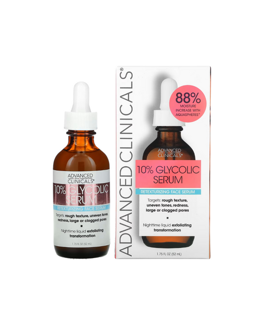 Advanced Clinicals Glycolic Peel Serum + Salicylic Acid Treatment - 52 ml