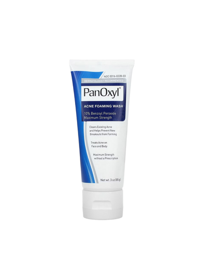 PanOxyl, Acne Foaming Wash, 10% Benzoyl Peroxide, Maximum Strength, (85 g)