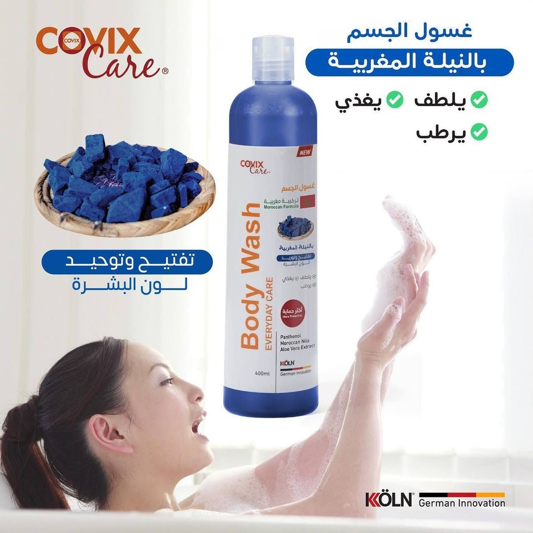 Covix Care Daily Care Body Wash with Moroccan Nilah- 400 ml