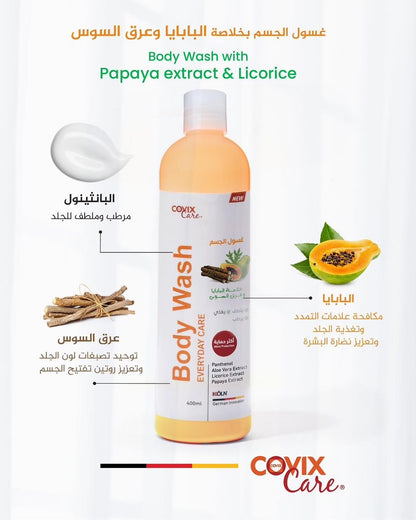 Covix Care Papaya & Licorice Body Wash 400ml