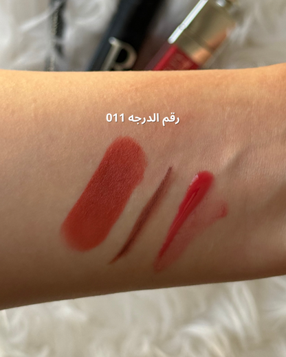 طقم روج ثلاث قطع ريل بيوتي (مرطب + محدد شفايف + روج ثابت) عدة درجات