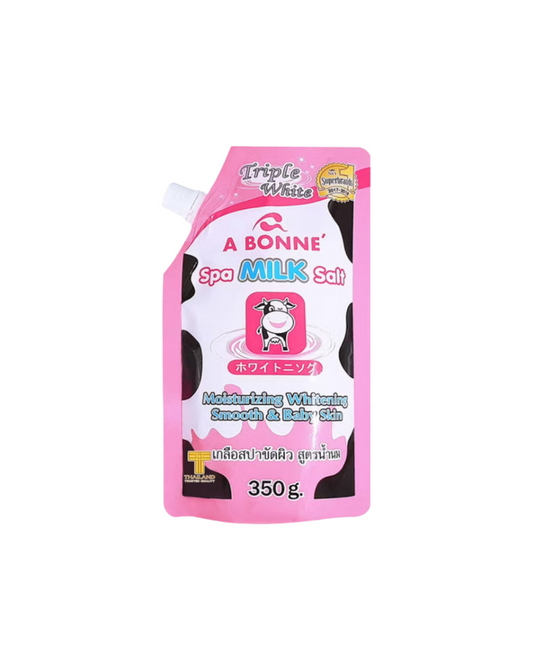 مقشر ملح الحليب سبا لتفتيح البشرة من ابوني 350 جم