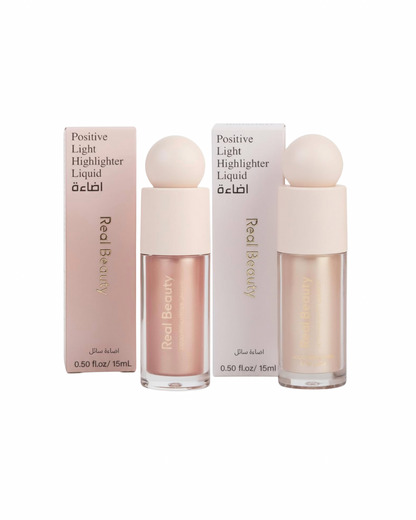 اضاءه سائله هايلايتر من ريل بيوتي عدة درجات