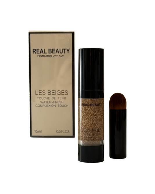 كريم اساس مع فرشاه من ريل بيوتي عدة درجات