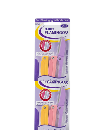 3-Piece Flamingos Ladies Razor