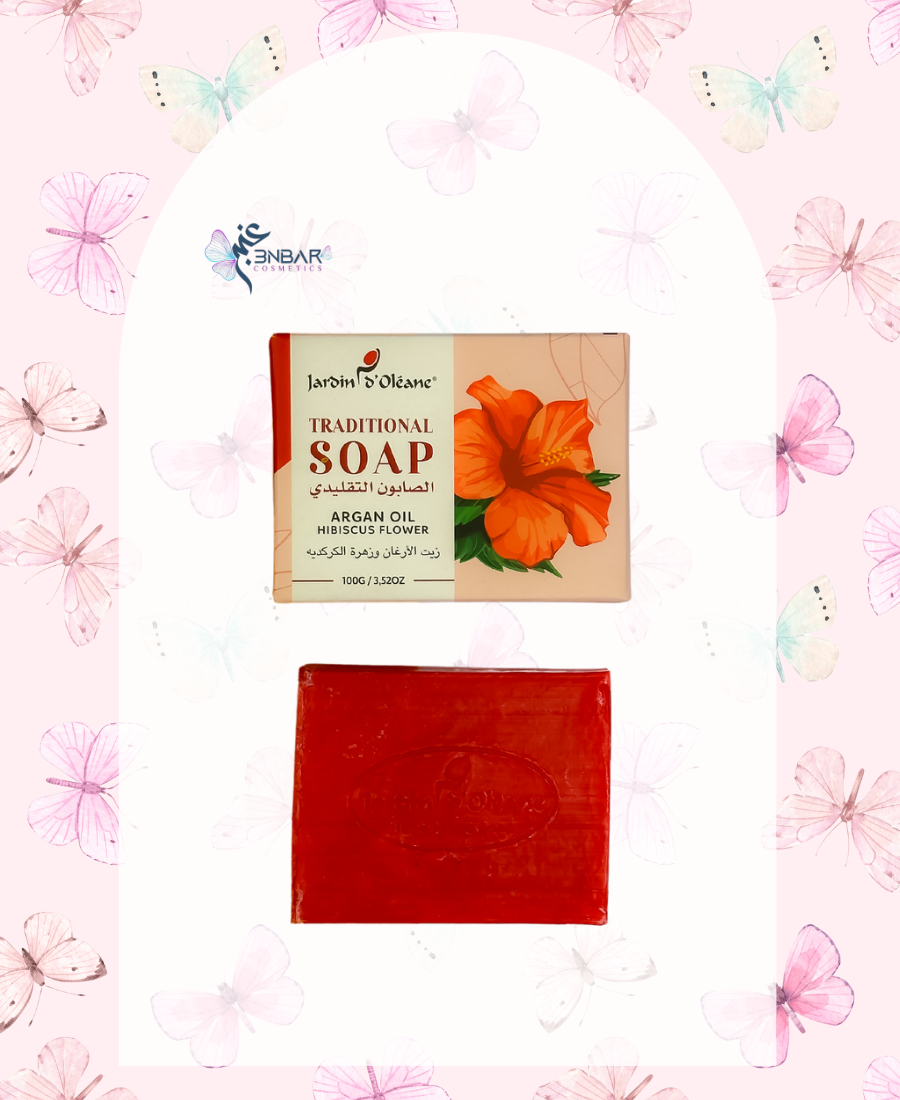 Traditional Soap With Argan Oil & Hibiscus Flower