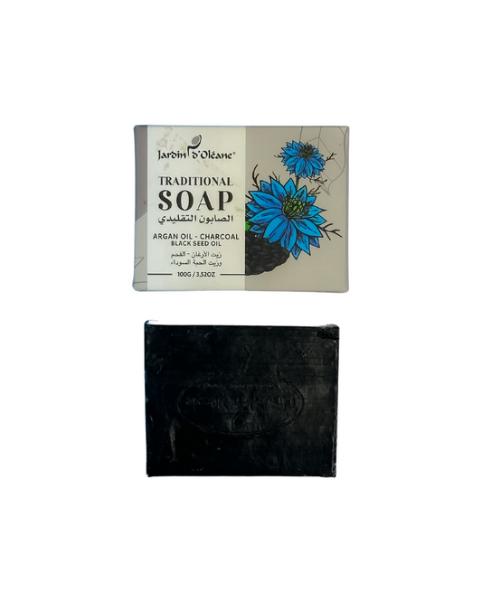 Charcoal and Black Seed Oil Traditional Soap - 100g